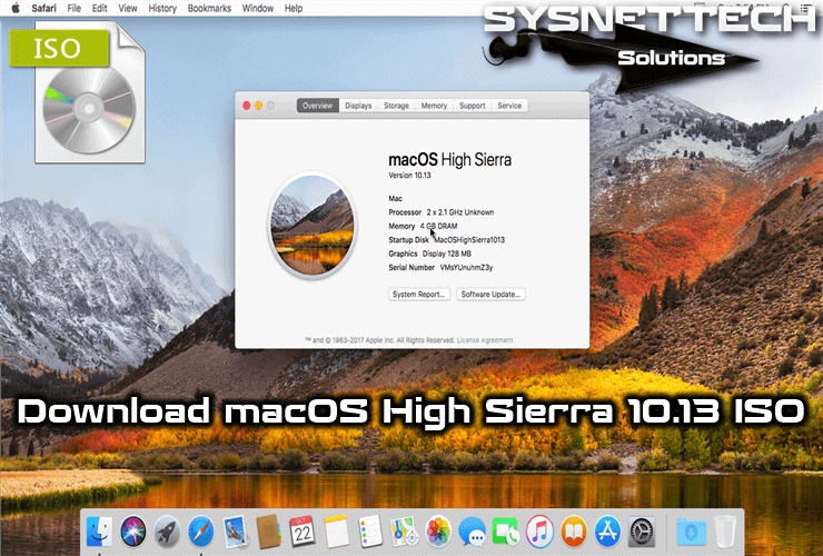 Mac Os High Sierra Download Iso For Virtualbox